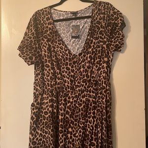 Torrid Leopard Print Midi dress